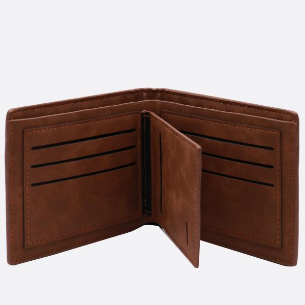 Vintage Soft Leather Men's Trifold Wallet