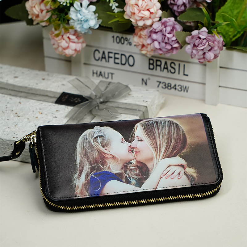Personalized Photo Bauhinia Wallet