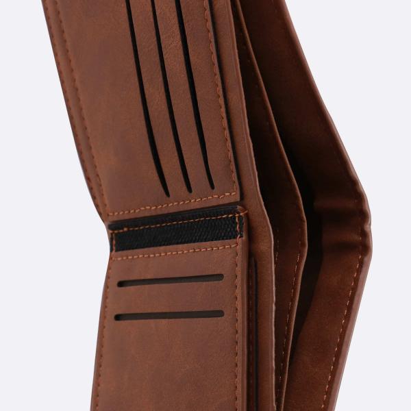 Vintage Soft Leather Men's Trifold Wallet
