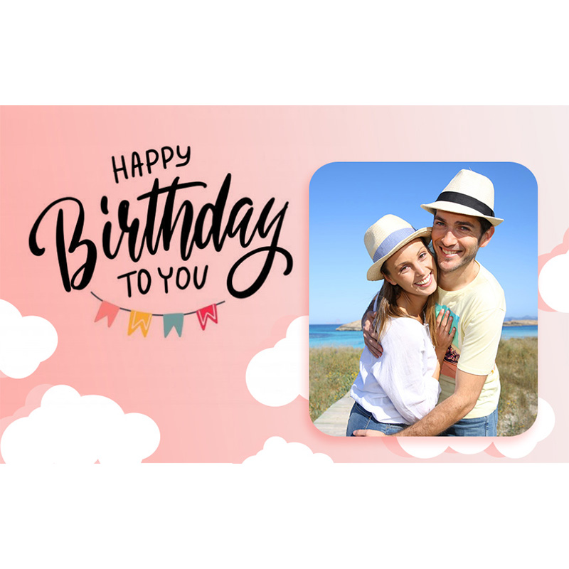 Personalized Photo Wallet Insert Card - Happy Birthday