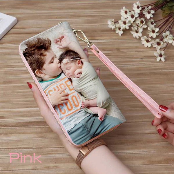 Personalized Photo Women's Genuine Leather Wallet