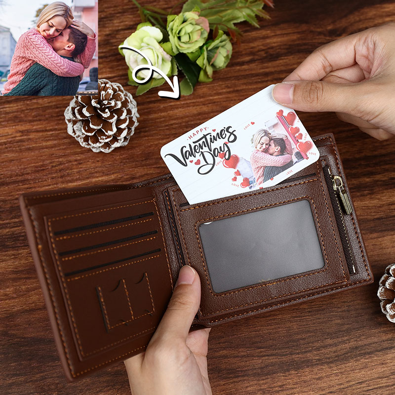 Personalized Photo Wallet Insert Card - Valentine's Day