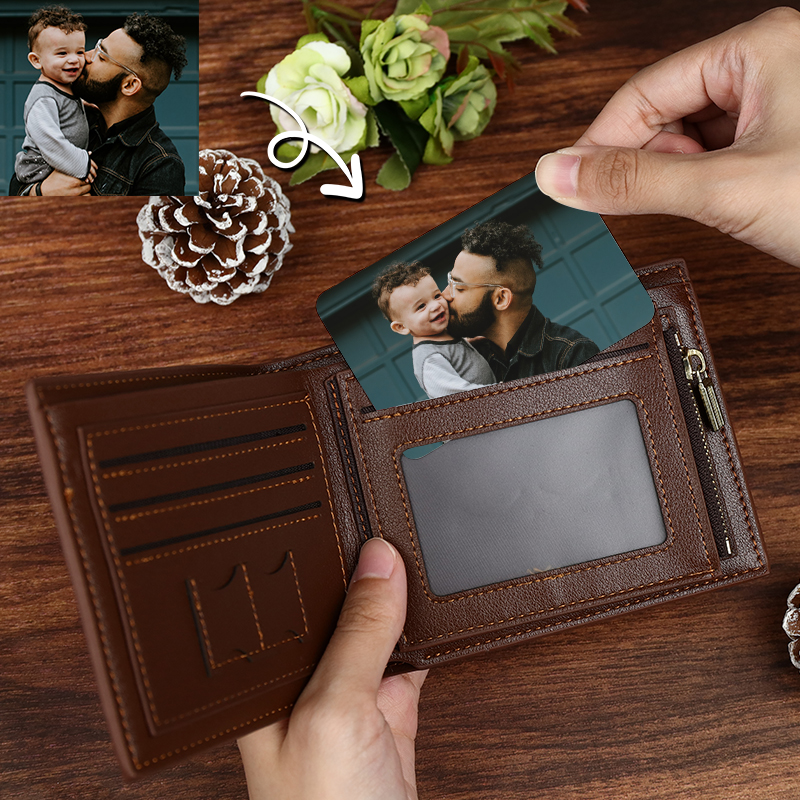 Personalized Photo Wallet Insert Card